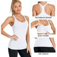 thumbnail image 3 of Ribbed Round Neck Sleeveless Workout Tank Tops, (Women's), 3 of 6