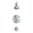 thumbnail image 2 of Danze D500057BNTC Opulence One-Handle 5-Spray Tub and Shower Faucet Trim and Treysta Cartridge, Brushed Nickel, 2 of 4