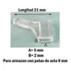 thumbnail image 2 of Sujetador Lentes Ganchos Antideslizantes Silicona Corto 10pz, 2 of 6