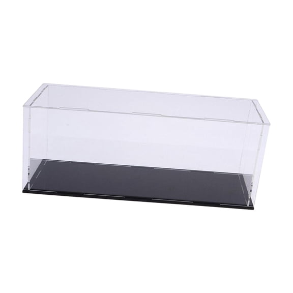 Almencla Acrylic Display Box Assemble Storage Containers Multiuse Model Display Clear for Car Model Souvenirs Models Tank Collectibles