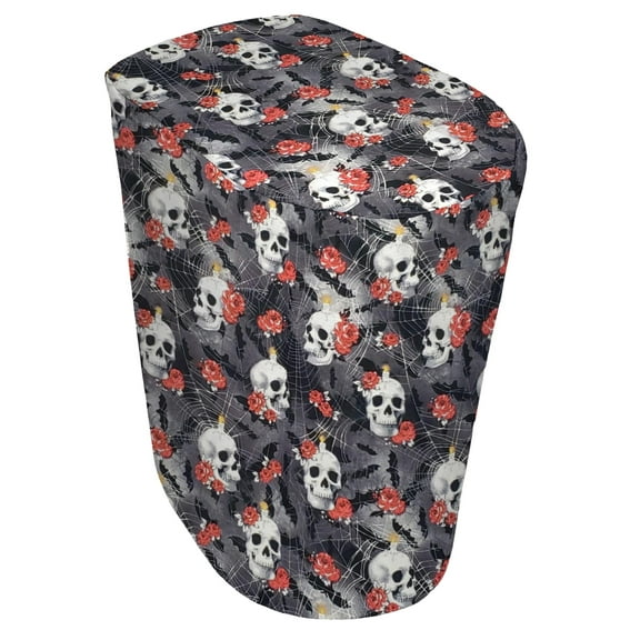 Skulls Webs & Roses Cover Compatible with Ninja Creami Ice Cream Maker by Penny's Needful Things (Regular)
