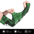 thumbnail image 2 of Zufioo St Patrick's day Pattern Ice Silk Arm Sleeves, Non-slip and UV-resistant Sleeves, Suitable for Sports and Outdoor Activities, Unisex, 2 of 7