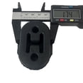 thumbnail image 3 of (2 pcs) Black Heavy Duty Rubber Exhaust Tail Pipe Mount Bracket Hanger Bushing Insulator, 3 of 5