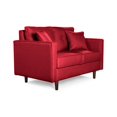 thumbnail image 3 of Sofá Love Seat 2 Plazas Makora de lino Rojo Modelo Marzana, 3 of 7