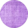 thumbnail image 1 of Ahgly Company Indoor Round Persian Purple Traditional Area Rugs, 7' Round, 1 of 4