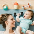 thumbnail image 3 of Juego de sonajeros iPlay iLearn Baby First Gym Teething para niños pequeños de 3 a 6 m, 3 of 7