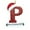 P, variant on PEIBang Christmas Initial Ornament,26 Letter Ornaments Christmas Tree Decorations,2D Acrylic Hanging Pendant for Indoor Outdoor Christmas Decorations