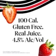 thumbnail image 5 of NUTRL Vodka Strawberry Hard Seltzer, 4 pack, 12 fl oz Aluminum Cans, 4.5% ABV, Gluten Free, 5 of 9