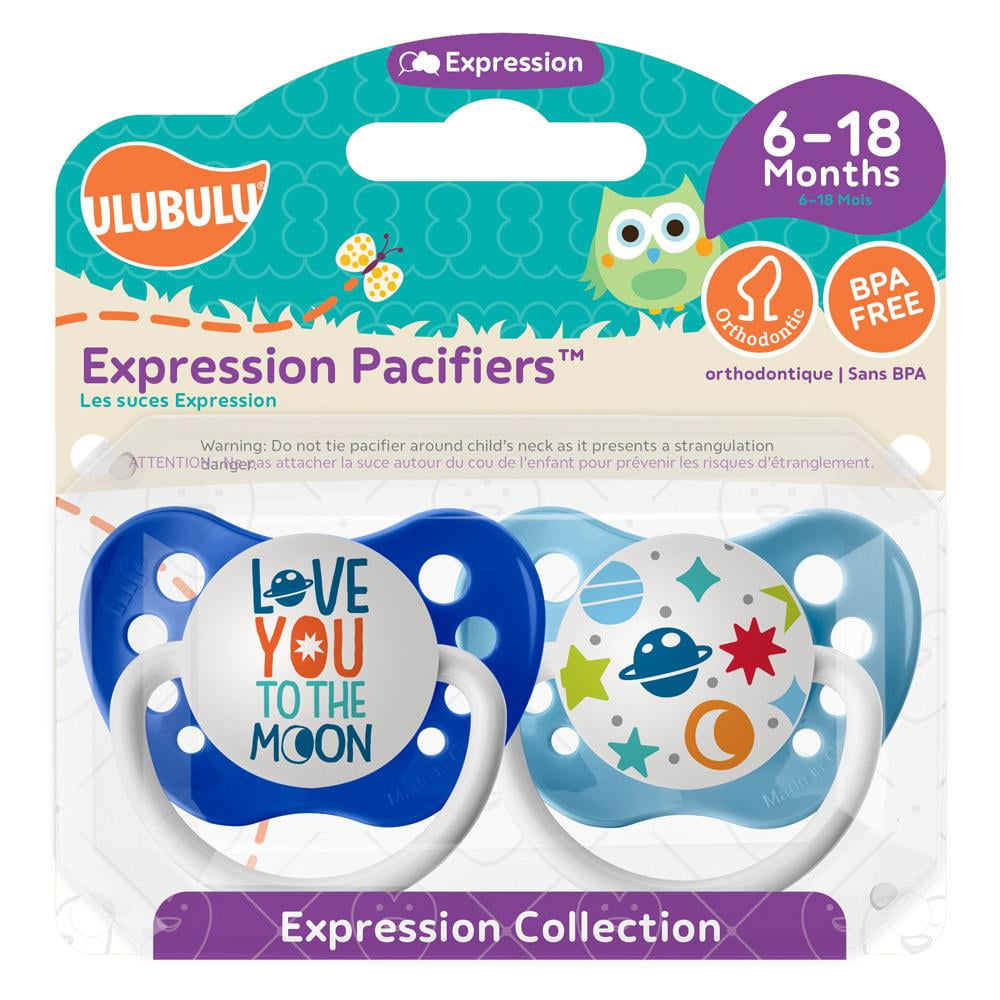 Pacifiers - Ulubulu - Love you to the Moon & Galaxy (0-6M)