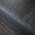 thumbnail image 5 of Furniture of America Ronan FSC Certified Leather Right Chaise Sectional in Black, 5 of 5