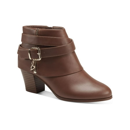 

Thalia Sodi Womens Tully Faux Leather Strappy Ankle Boots
