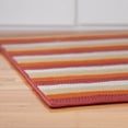 thumbnail image 2 of Colonial Mills 7' x 10' Red and Orange All Purpose Handcrafted Striped Reversible Rectangular Area, 2 of 4