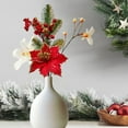 thumbnail image 5 of dajkiuy Artificial Christmas Tree Picks, Faux Greenery Floral Stems Snowy Holly Pine Needles for Xmas Tree Decoration Floral Arrangement Winter Wreath Decor, 5 of 6