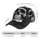 thumbnail image 2 of Fotbe Magician Hat Skull Gorro Clásico de Béisbol, Gorra Ajustable con Broche Snapback, Gorro de Exterior de Algodón Suave, 2 of 6