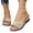 Khaki, variant on Womens Flat Sandals, Wide Sandals for Women, Womens Summer Beach Sandals Wedge Low Open Toe Slides Ladies Dressy Sandals Slipper Platform Comfortable Flower Sandals, Khaki, 7.5