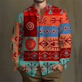 thumbnail image 1 of Camisa de hombre con patrón, camisa para exteriores, calle, manga larga, ropa estampada, moda, ropa de calle, diseñador, casual, transpirable, 1 of 6