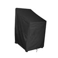 thumbnail image 4 of Garden Patio Chair Cover Outdoor s Rectangle Heavy Duty Waterproof Stacked Chair Dust Cover for Backyard Lawn 120x65x65x80cm, 4 of 8