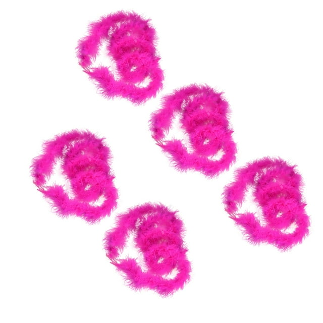 Bearachild 5 piezas de plumas de Navidad, tira de cinta colorida, árbol de Navidad, penacho Artificial, adorno DIY para decoración del banquete Decoración del hogar Púrpura
