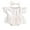 White, variant on Bagilaanoe Newborn Baby Girl Rompers Rainbow Dress Print Fly Sleeve Bodysuit + Headband 6M 9M 12M 24M Infant Tulle Patchwork One Piece Jumpsuit