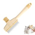 thumbnail image 5 of Flea Comb for Dogs Tick Comb for Cats with Thick Fur Ergonomic Pet Grooming Brush, Yellow, 5 of 5