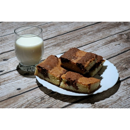 Stretch Zebra - Canvas Print Cake Sweetness Delicious Zebra Cake Bake Pastries Stretched Canvas 10 x 14