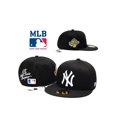 thumbnail image 2 of [Nuevo] MLB Hip Hop Sombrero Hombres Borde Plano Cabeza Grande Cintura Moda Cerrado Yankees NY Gorra De Béisbol Gao Jiahui unisex, 2 of 2