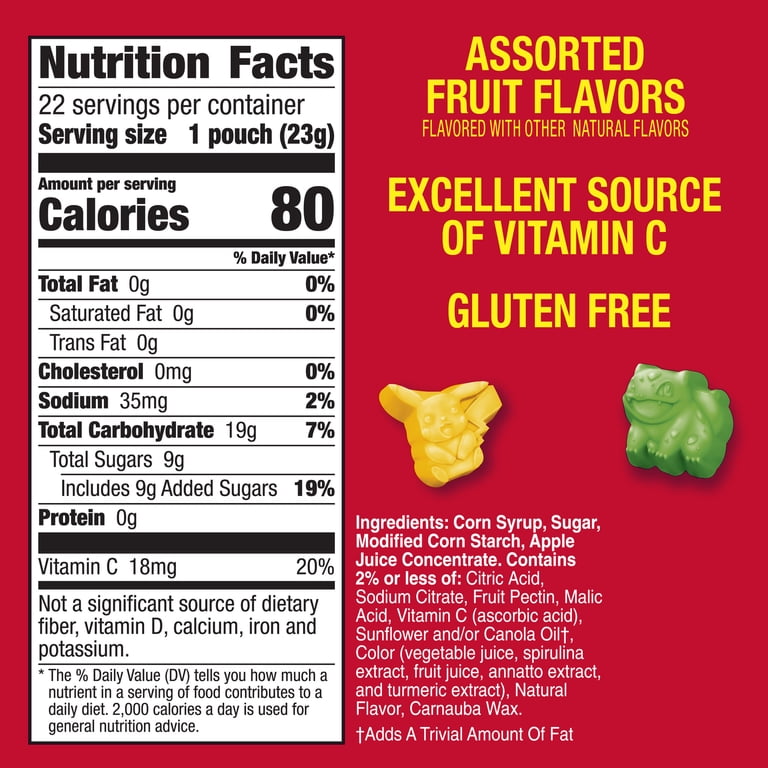 betty crocker pokemon cards Amazon.com: Betty Crocker Nintendo Pokémon, Fruit Snacks, 20 ct, 16 oz main image 0