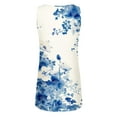 thumbnail image 4 of Puntoco Vestidos Mujer Fancy 2024 Nuevo vestido sin mangas con botones en el pecho y cuello en V estampado para mujer, 4 of 5