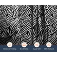 thumbnail image 3 of SGI Bedding 600 TC Egyptian Cotton Bed Sheet Set - Short Queen Size Sheets 600 Count Sheets for Short Queen Size Bed - Soft, Durable Sheets Cotton Sheets in 600 TC 15" Deep Zebra Print, 3 of 8