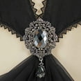 thumbnail image 4 of MEOWCOS Women's Gothic Elf Style Sexy Bodysuit with Sleeves and Necklace, M, 4 of 7