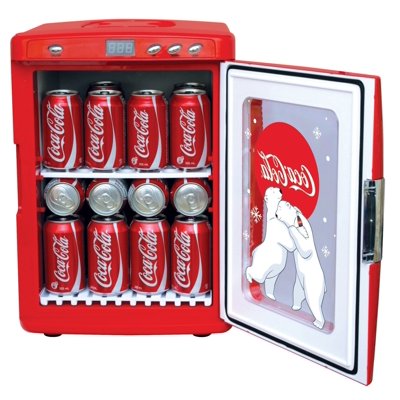 Buy Coca Cola 28 Cans Ac Dc Mini Cooler Mini Fridge With Led Display 26 Quarts 25 Liters In Red Online In Vietnam 7767726