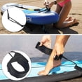 thumbnail image 5 of Correa para surfear de 5,5 mm, correa para el tobillo, cordón ajustable para tabla de surf en espiral, color negro, 5 of 5