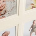 thumbnail image 4 of First Year Newborn Baby Collage Keepsake Picture Frame for Photo Memories with Double Beige Mat and Twelve 2.5x2.5 Slots - White, 4 of 6