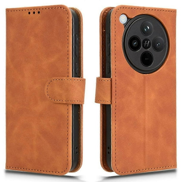 For Oppo Find X8 5G Leather Case Skin-Feel Anti-Drop Wallet Flip Phone Cover - Green