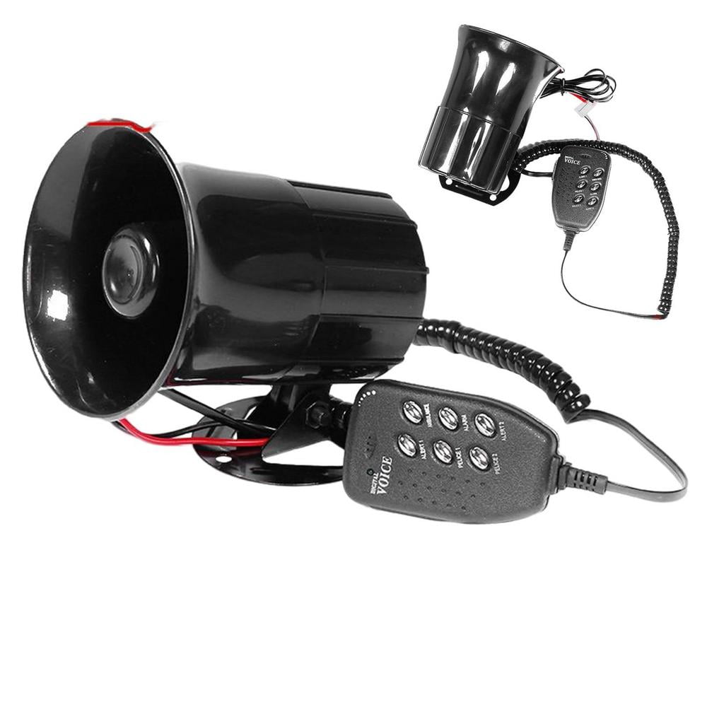 Tohuu Car Alarm Siren Horn 6 Tone Universal Car Alarm Security Siren