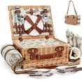 thumbnail image 1 of Set de Canasta de Picnic SatisInside Leaf 40x30x18 cm para 4 Personas con Enfriador, 1 of 9