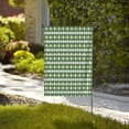 thumbnail image 4 of Wukai Light Green Squares Garden Flags Double Sided Welcome Garden Yard House Flags Outside Outdoor House (Only Flag), 4 of 8