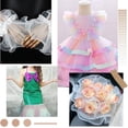 thumbnail image 5 of 10 Yards Ruffled Fabric Organza Trims Gradient Pleated Lotus Leaf Trim Lace Fabric Ribbon Tulle Border Retro Chiffon DIY, 5 of 9