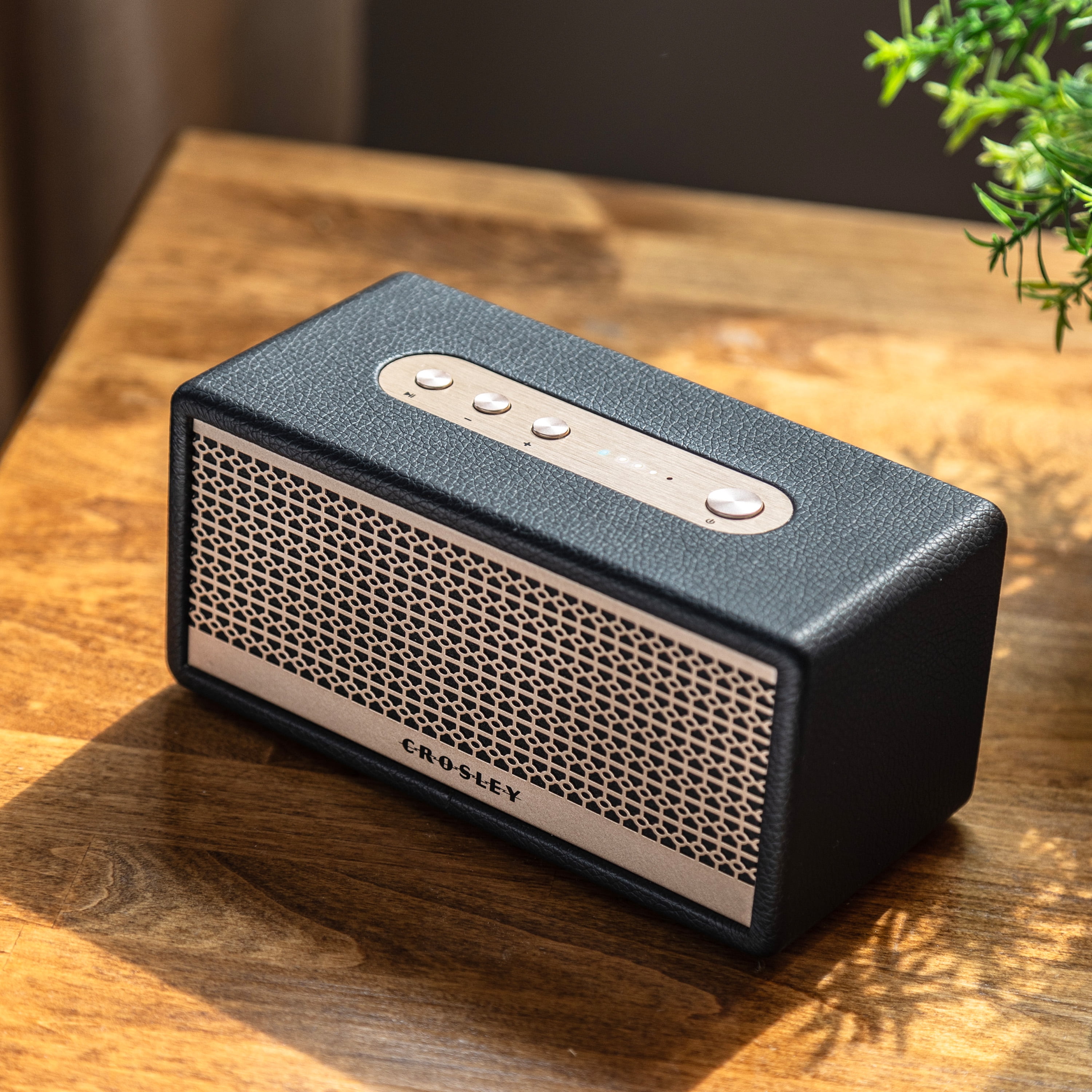 Crosley Montero Small Portable Bluetooth Speaker with Aux Input, Rechargeable Wireless Speakers