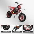 thumbnail image 2 of Floseru 49cc Dirt Bike for Kids-Kids Dirt Bike 2-Stroke Gas Powered Off Road Motorcycle Mini Bikes with Speeds up to 25 MPH for Uphill and Off-Road Conditions Pull Start, 2 of 8