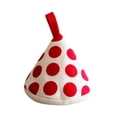 thumbnail image 1 of Toystoory Seguridad y comodidad triangulares del casquillo del pote del poliéster con los guantes resistentes al calor durables del mango del Cocina y Comedor rojo, 1 of 6