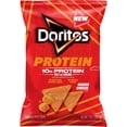 thumbnail image 2 of Doritos Protein Tortilla Chips Variety Pack, Nacho Cheese & Sweet Tangy BBQ Flavored Snack Chips, 7 oz Bags, Protein Variety Pack with Serving Bowl by OMA, 2 of 6