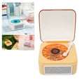 thumbnail image 1 of Wireless  Speaker, Small Record Player Night Light USB Rechargeable Desktop Wave Speaker for Bedroom Party, 1 of 7