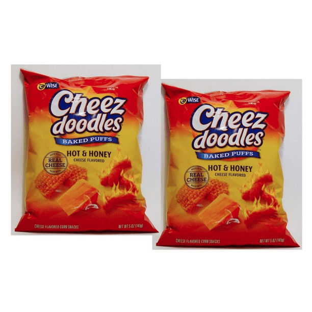 Cheez Doodles baked puffs hot and honey flavored 2 Pcs