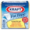 Kraft Singles: American Fat Free Slices 16 Ct Cheese, 12 oz