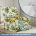 thumbnail image 3 of Kuiaobaty Hawaii Palm Tree Recliner Couch Cover Hibiscus Easy Installation Reclining Sofa Slipcover Breathable Recliner Chair Cover Washable Reclining Slipcover with Side Pocket for Pets, 3 of 8