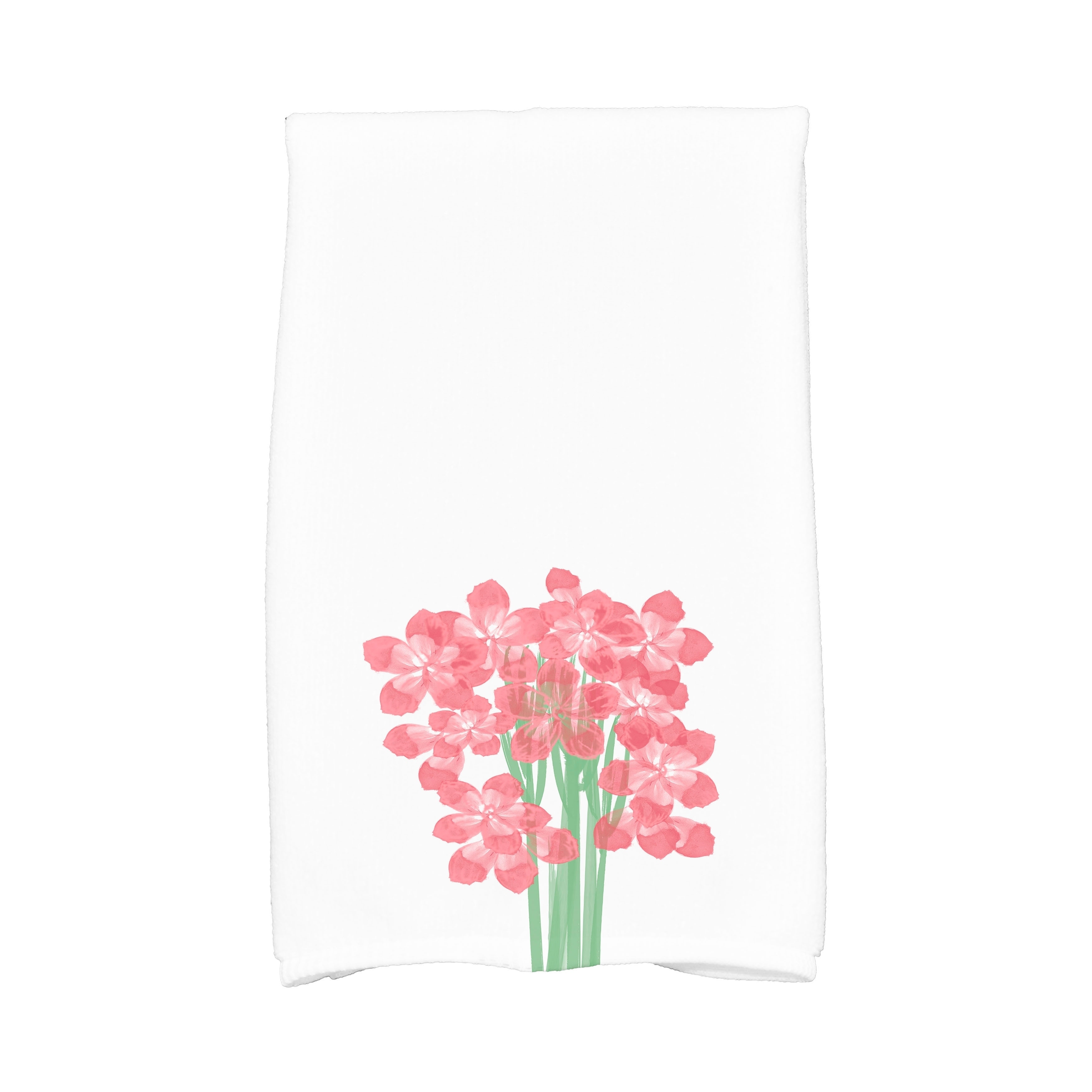 Simply Daisy, 16 x 25 Inch, Cuban Dancer Baila, Word Print Kitchen Towel, Red Orange