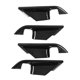 thumbnail image 3 of 4 piezas de fibra de carbono ABS estilo de coche manija de puerta interior cubierta de cuenco embellecedor para Toyota Camry 2018, 3 of 5