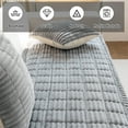 thumbnail image 4 of Eurhowing Quilted Pet Sofa Cover, 36'' x 63'' Thick Fuzzy Couch Protector for Dogs & Cats, Non-Slip Furniture Protector Mat, Gray, 4 of 9