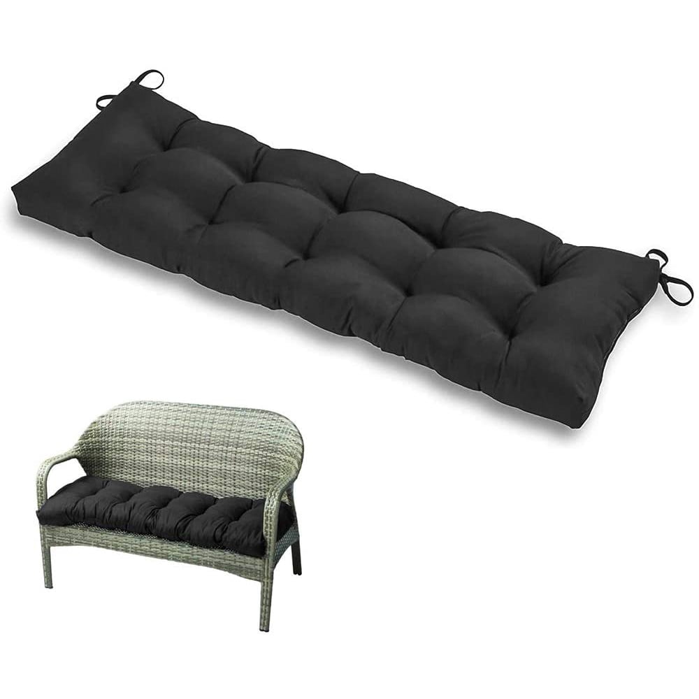 Willstar Bench Cushion Pad Thick Garden Swings Seat Cushion Rectangle Bench Seat Soft Pad Mat 